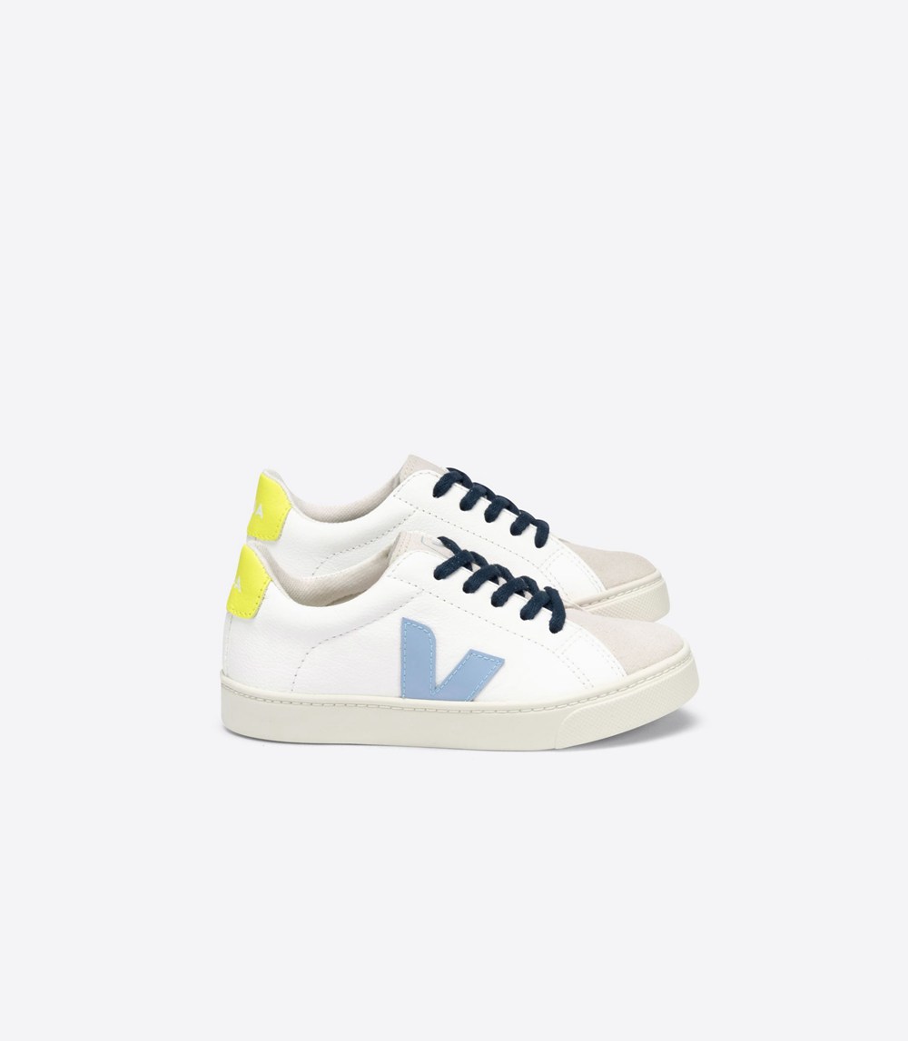 Tenis Veja Niños - Esplar Lace Chromefree - Blancos - 697GDRBXS